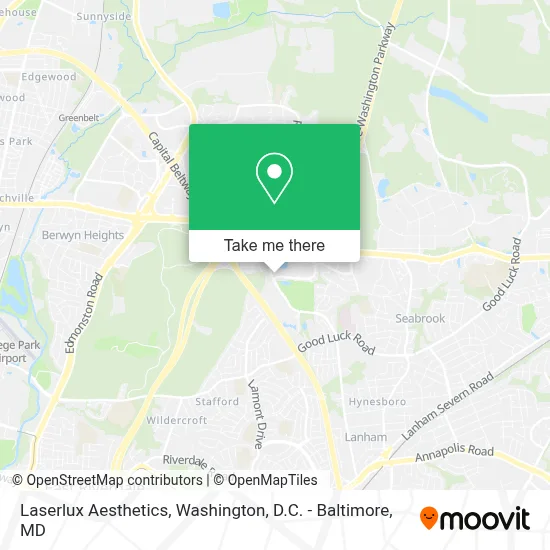 Laserlux Aesthetics map