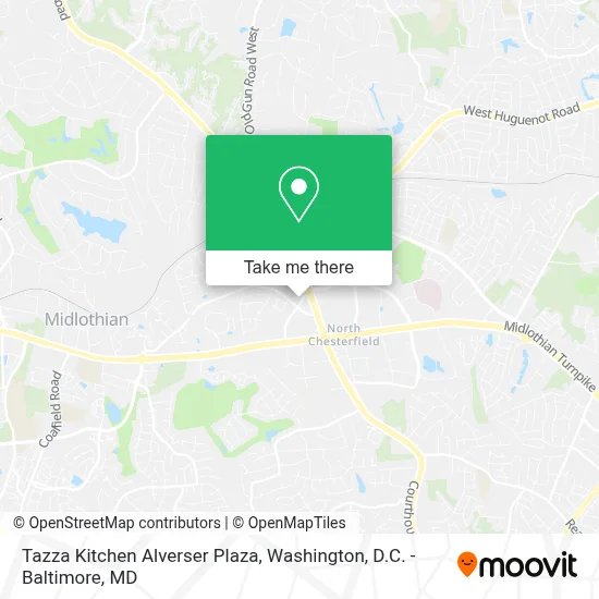 Tazza Kitchen Alverser Plaza map