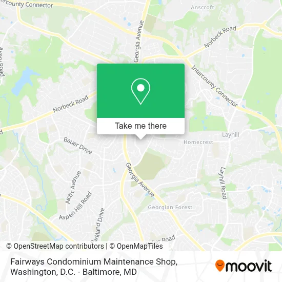 Fairways Condominium Maintenance Shop map