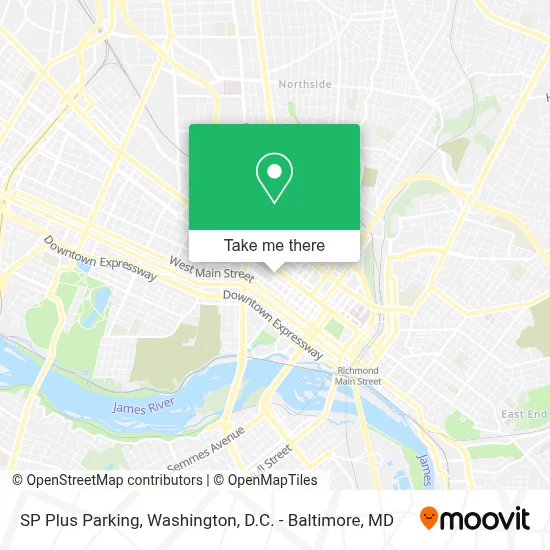 SP Plus Parking map