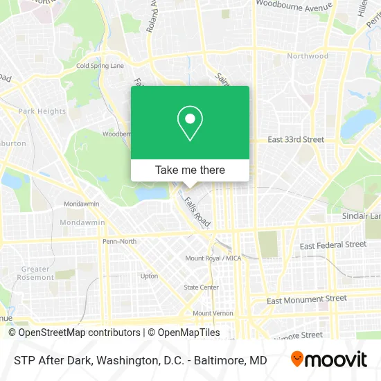 STP After Dark map