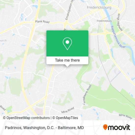 Padrinos map