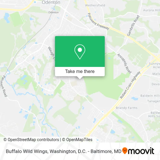 Buffalo Wild Wings map