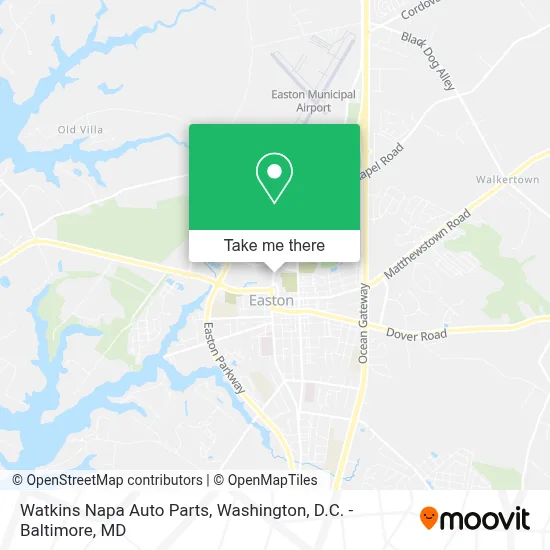 Watkins Napa Auto Parts map