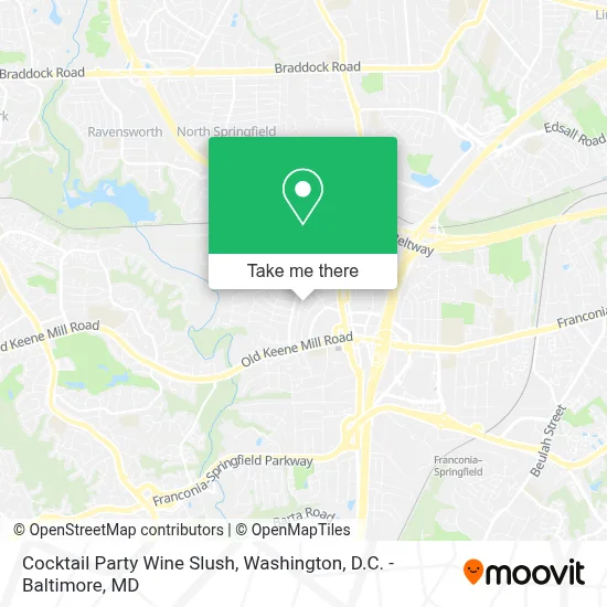 Cocktail Party Wine Slush map