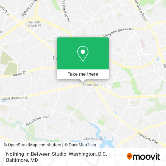 Nothing In Between Studio map