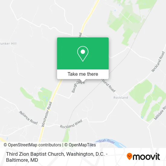 Third Zion Baptist Church map