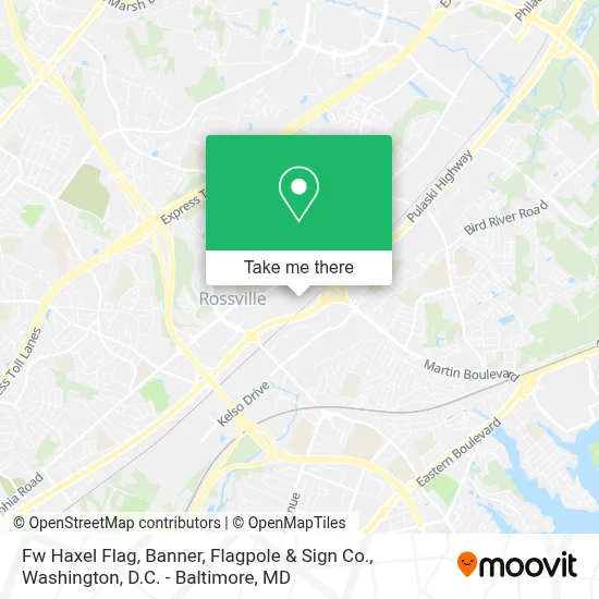 Fw Haxel Flag, Banner, Flagpole & Sign Co. map