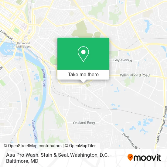 Aaa Pro Wash, Stain & Seal map
