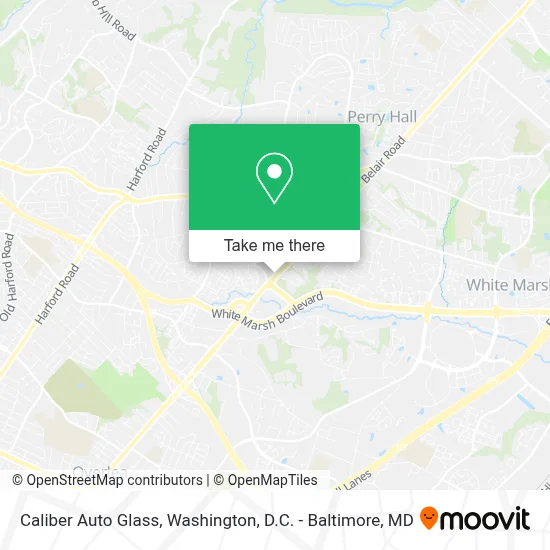 Caliber Auto Glass map