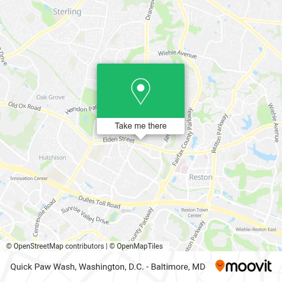 Quick Paw Wash map