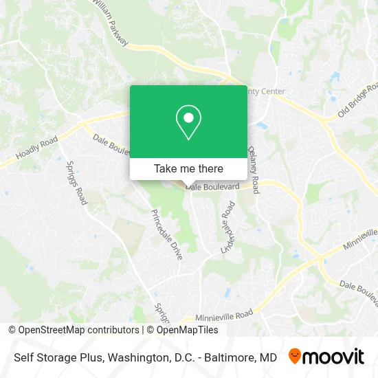Self Storage Plus map