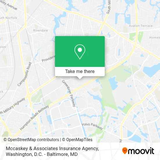 Mccaskey & Associates Insurance Agency map
