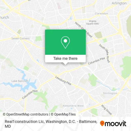 Real1construction Llc map