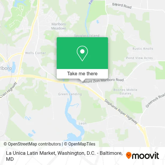 La Unica Latin Market map