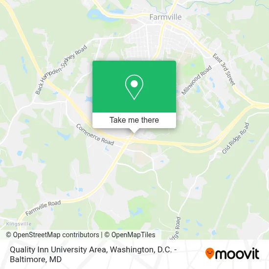 Quality Inn University Area map