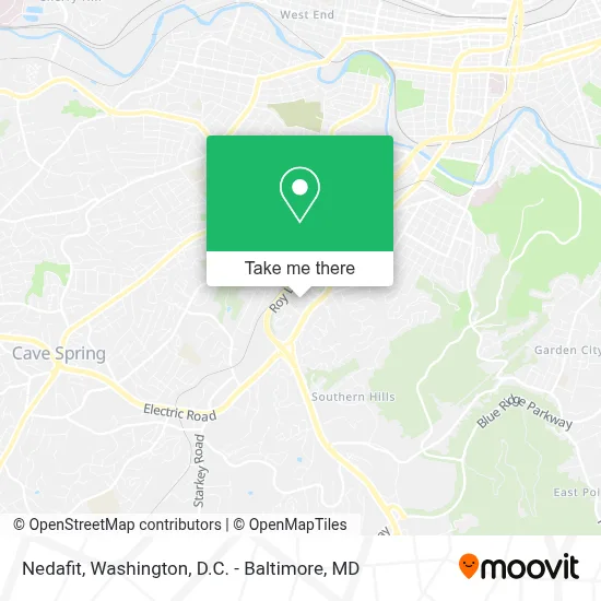Nedafit map