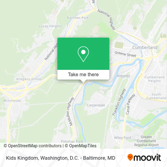 Kids Kingdom map