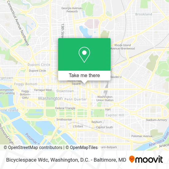 Bicyclespace Wdc map