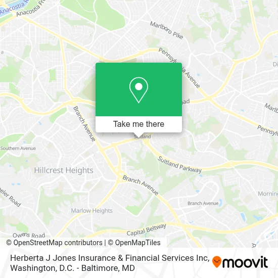 Herberta J Jones Insurance & Financial Services Inc map