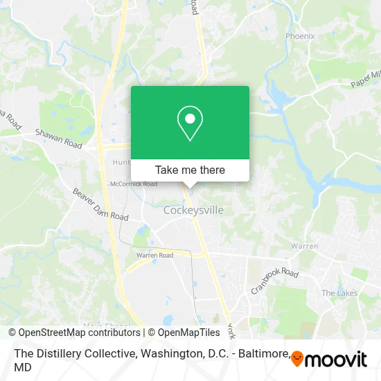 The Distillery Collective map