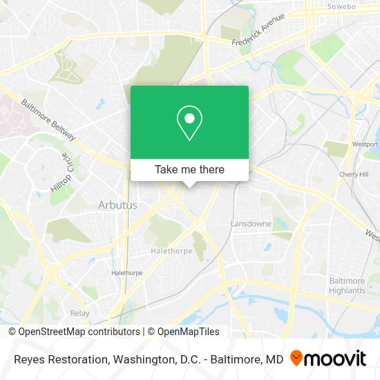 Reyes Restoration map