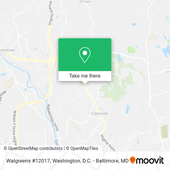 Walgreens #12017 map