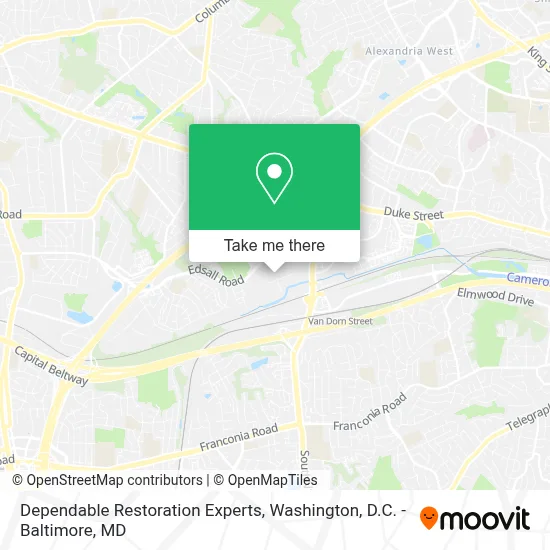 Dependable Restoration Experts map
