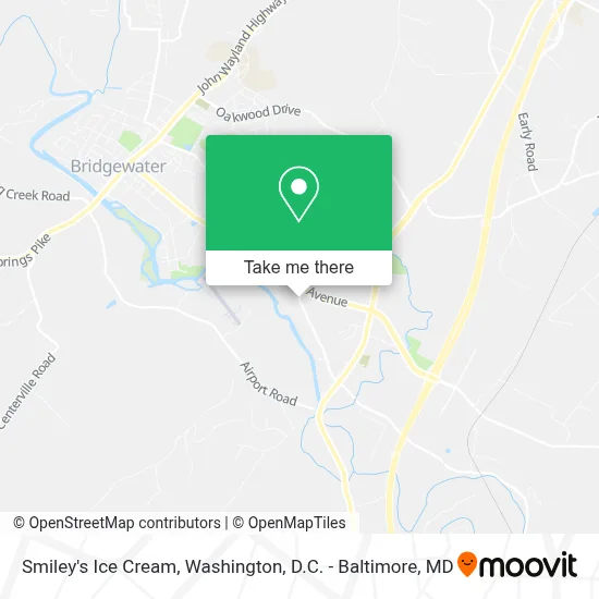 Smiley's Ice Cream map