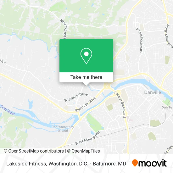 Lakeside Fitness map