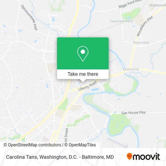 Carolina Tans map