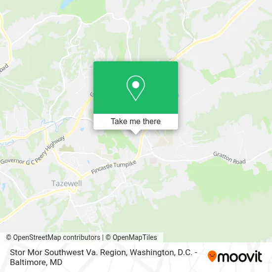 Stor Mor Southwest Va. Region map