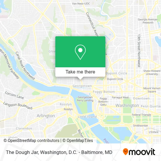 The Dough Jar map