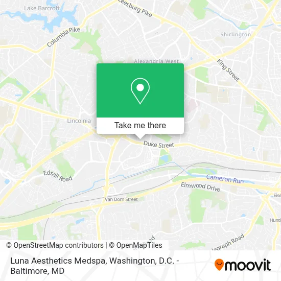 Luna Aesthetics Medspa map