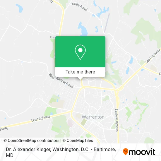 Dr. Alexander Kieger map