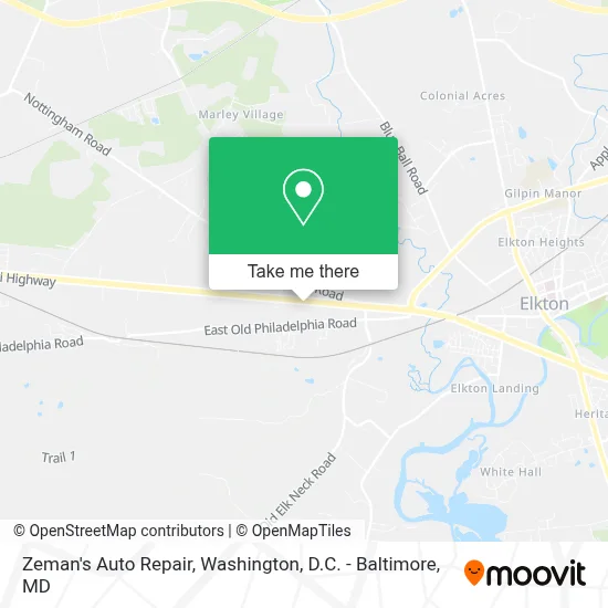 Zeman's Auto Repair map