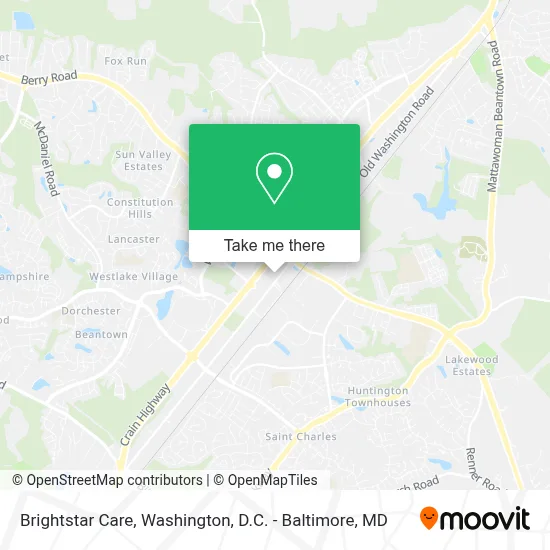 Brightstar Care map