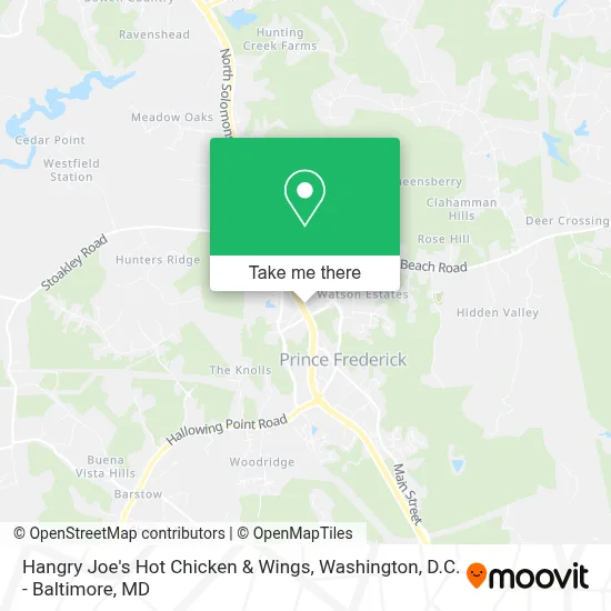 Hangry Joe's Hot Chicken & Wings map
