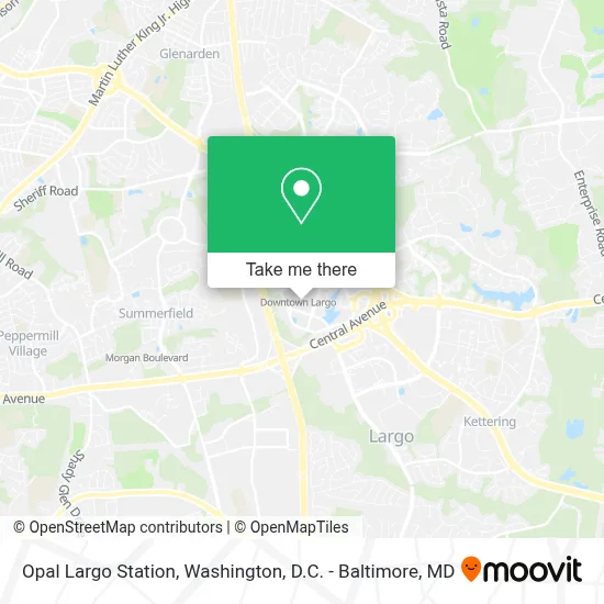 Opal Largo Station map