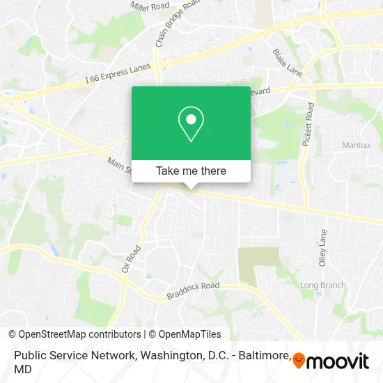 Public Service Network map