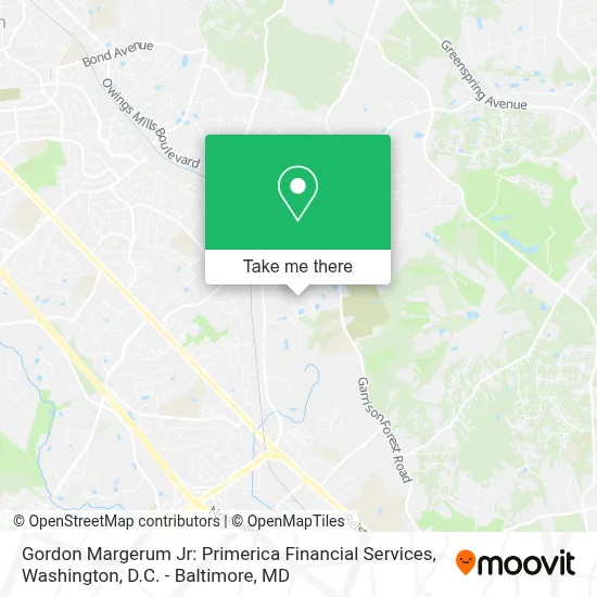 Gordon Margerum Jr: Primerica Financial Services map