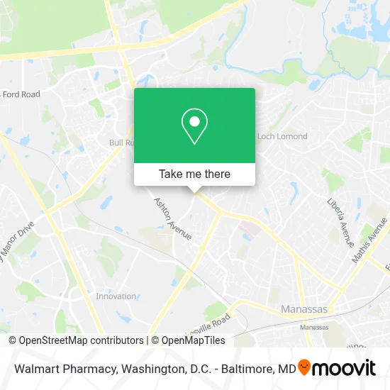 Walmart Pharmacy map