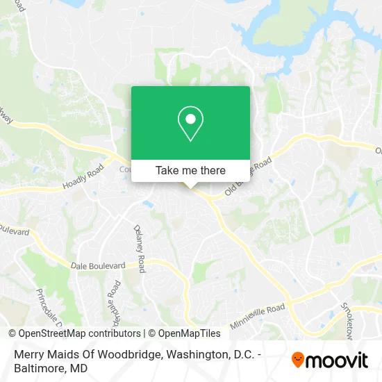 Merry Maids Of Woodbridge map