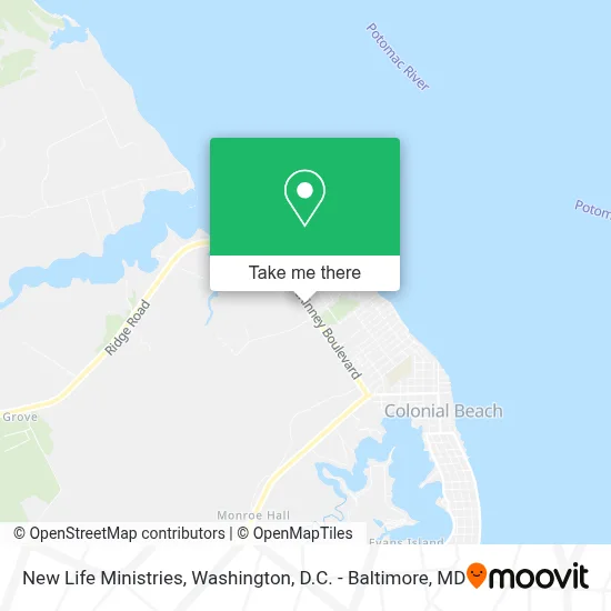New Life Ministries map