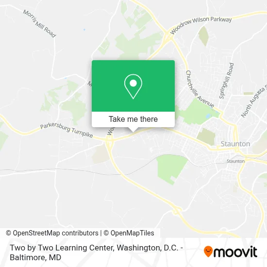 Two by Two Learning Center map