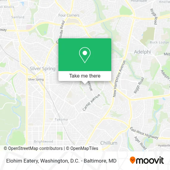 Elohim Eatery map