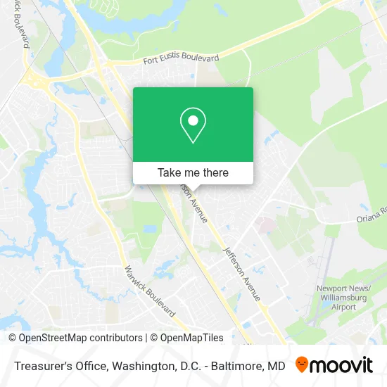 Treasurer's Office map