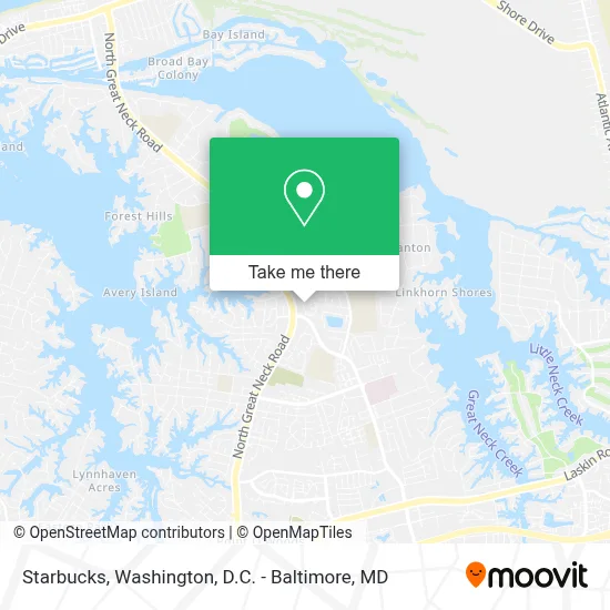 Starbucks map