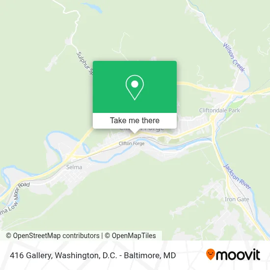416 Gallery map