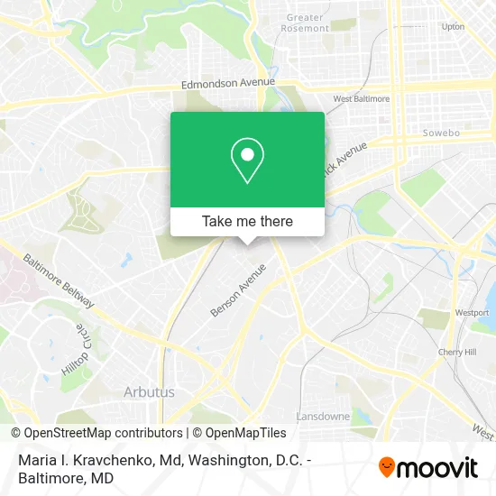 Maria I. Kravchenko, Md map